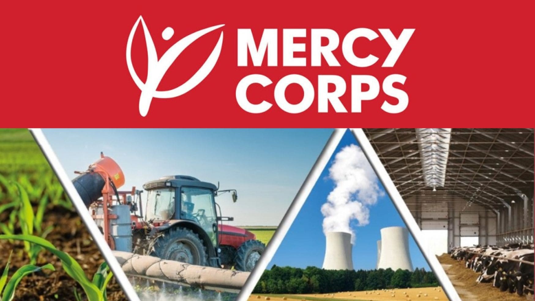 Банер Mercy Corps про підтримку аграрного сектору, виробництва та розвитку економіки України