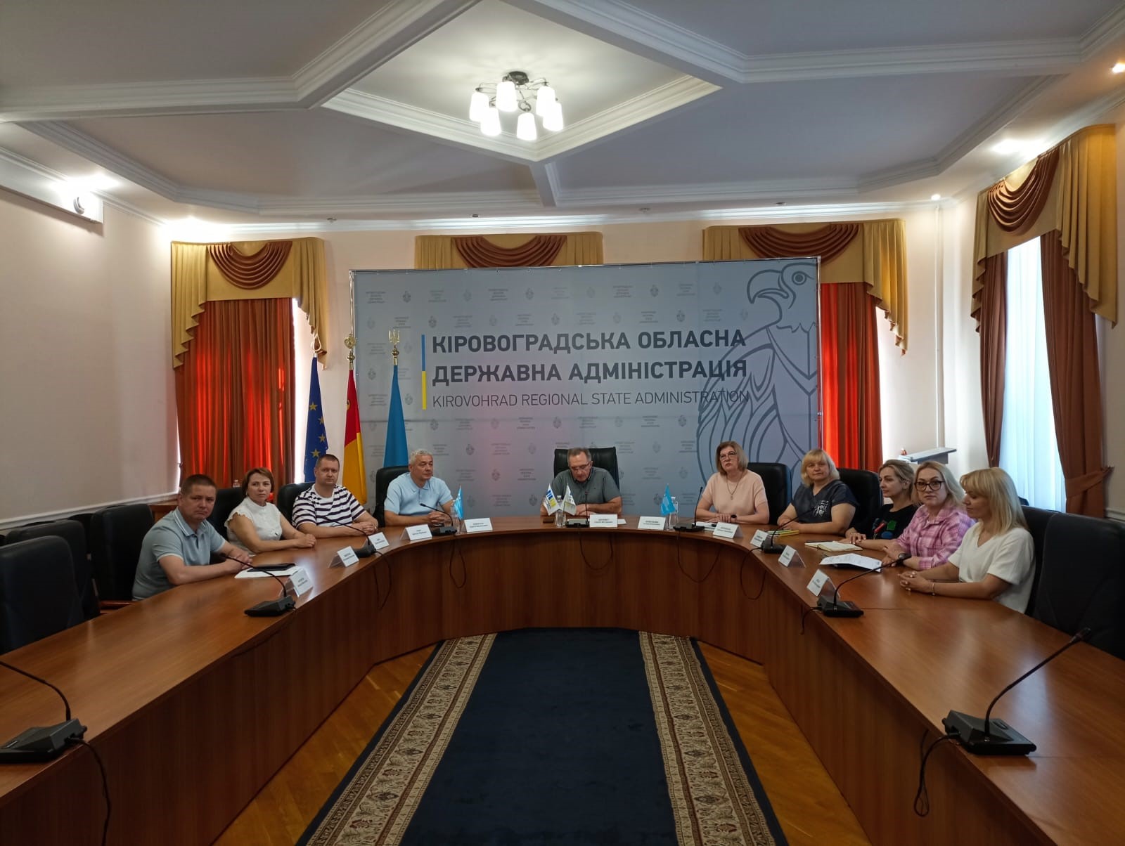 Робоча нарада в Кіровоградській обласній державній адміністрації за участю представників установ та організацій