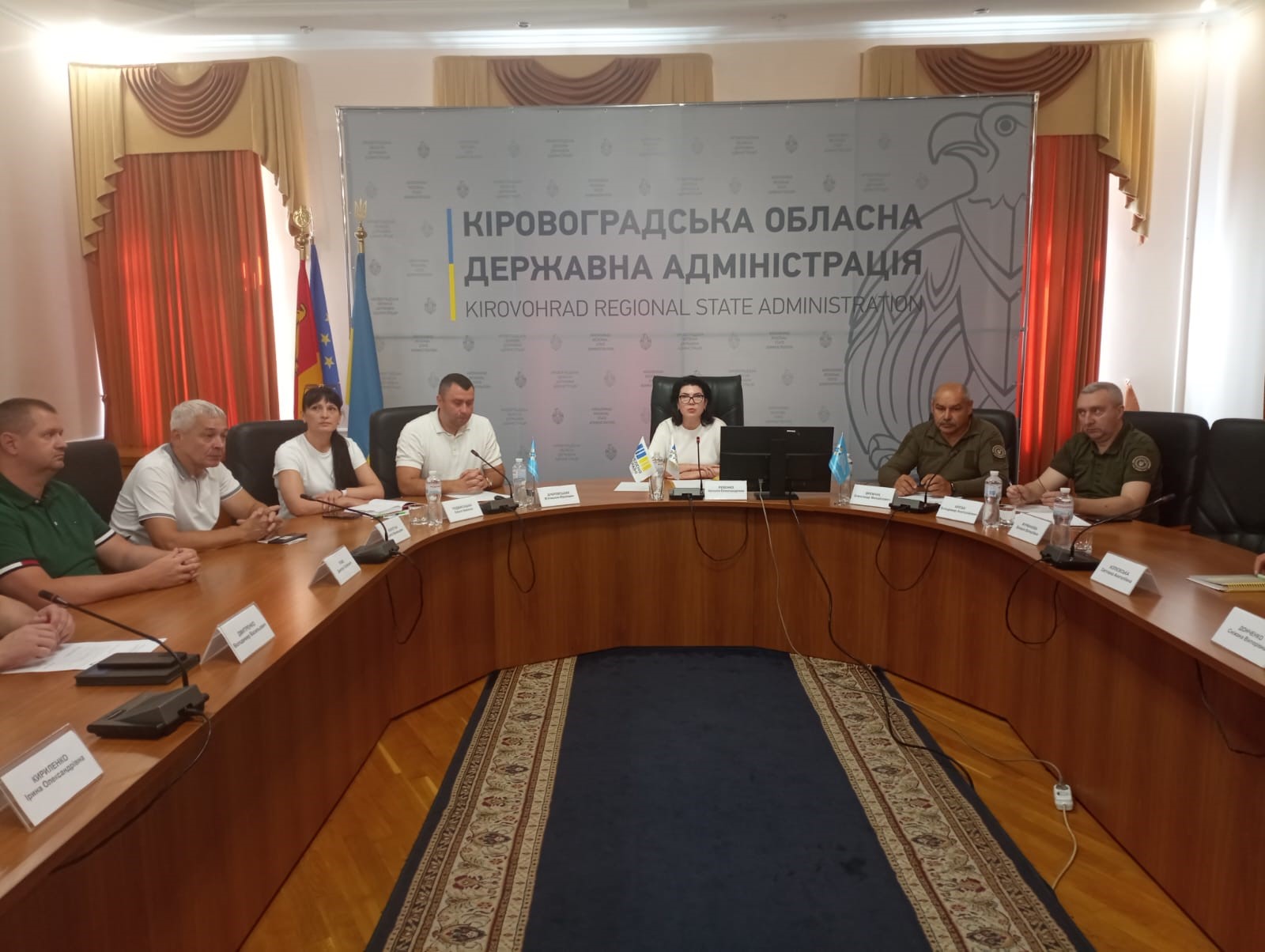 Засідання робочої групи в Кіровоградській обласній державній адміністрації з обговорення актуальних питань.
